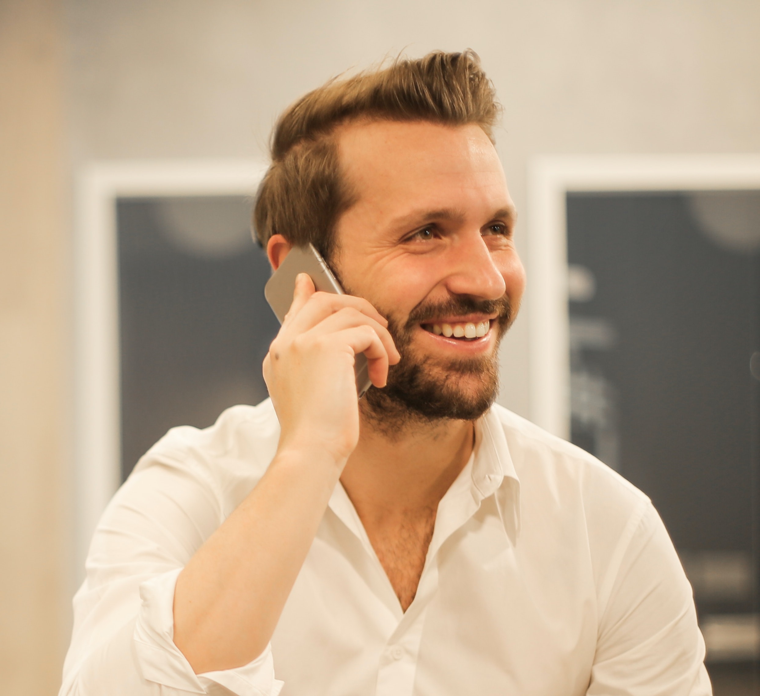 Talking on the phone Talking on the phone